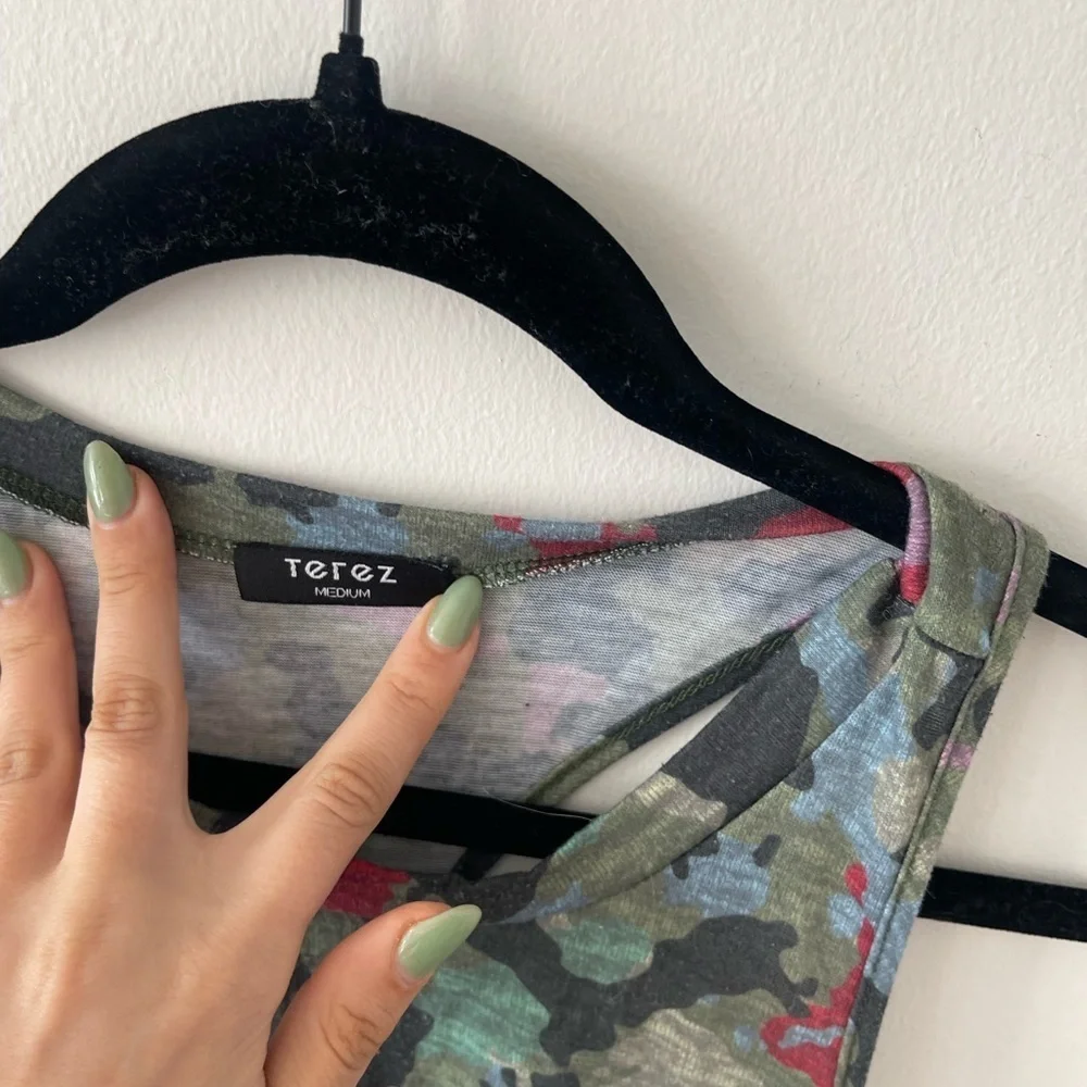 Terez Multi Color Racer Back Tank - Picture 3 of 4